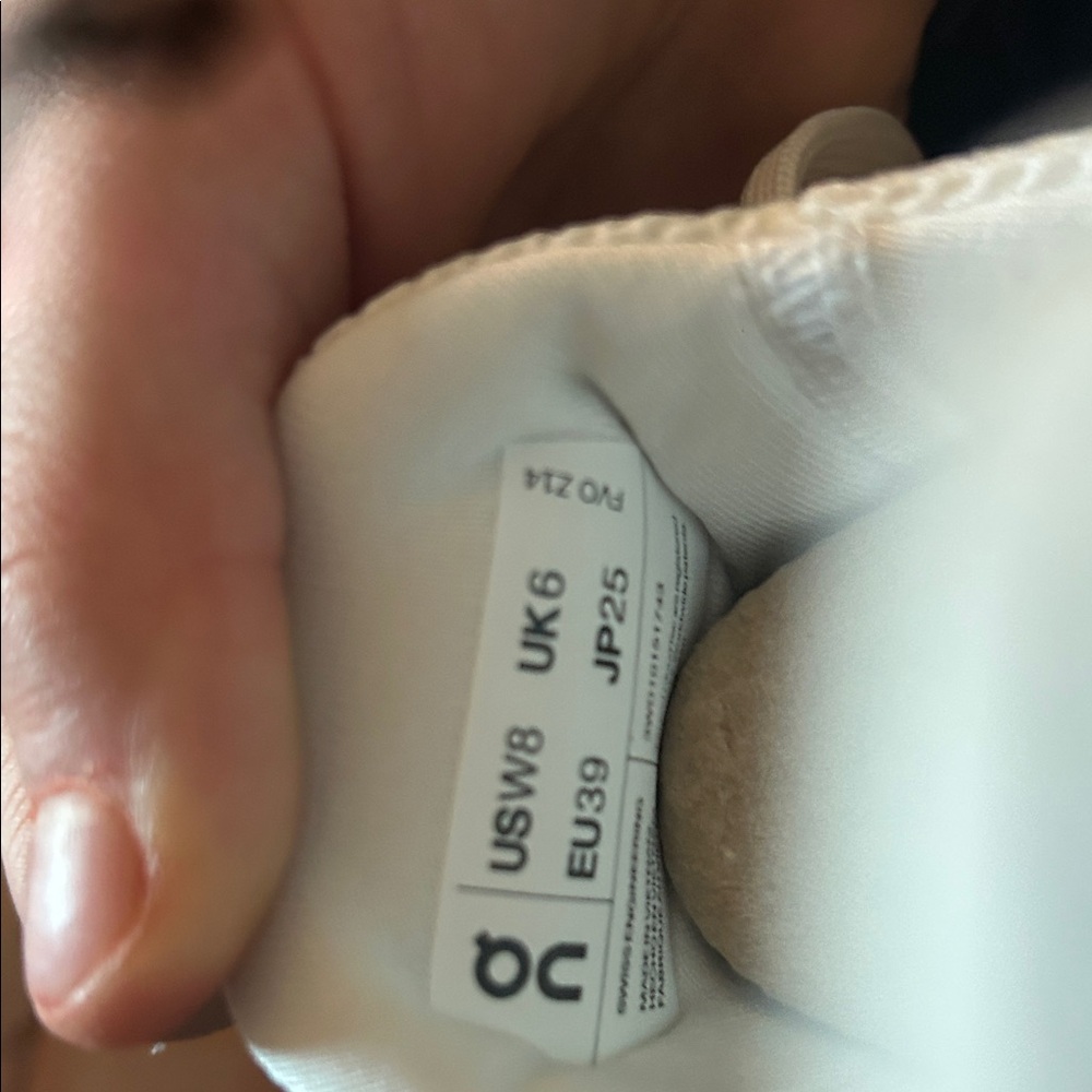 On Clouds Women's White Athletic Shoes - Picture 3 of 5